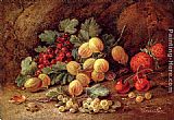 Strawberries, Cherries, Gooseberries And Red And White Currants by Vincent Clare